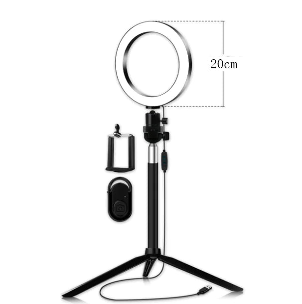 Selfie Ring Light with LED for Mobile Photography Set