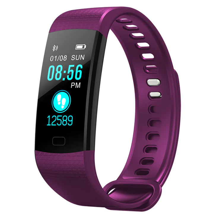 Smart Band Watch - Color Screen Heart Rate Tracker & Activity Monitor