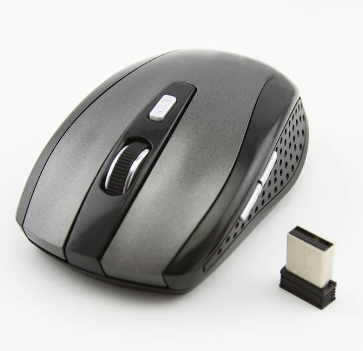 Wireless Computer Mouse - 2.4GHz Optical for Office & Home