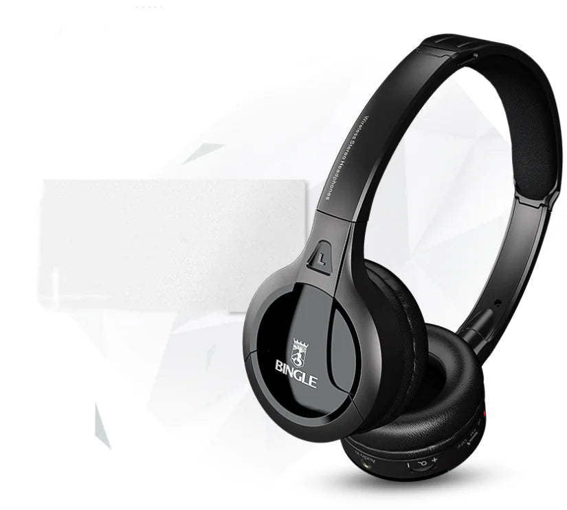 Wireless TV Headphones - FM Radio with Long Range Transmission