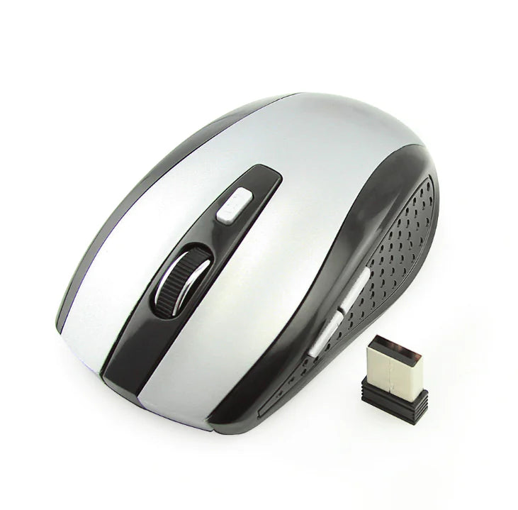 Wireless Computer Mouse - 2.4GHz Optical for Office & Home