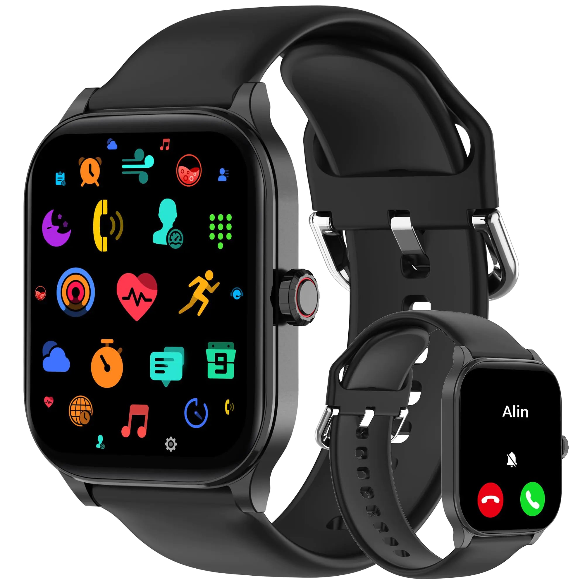 Othalne Smart Watch 2.01" - Bluetooth Calling 100+ Sports IP68 Waterproof