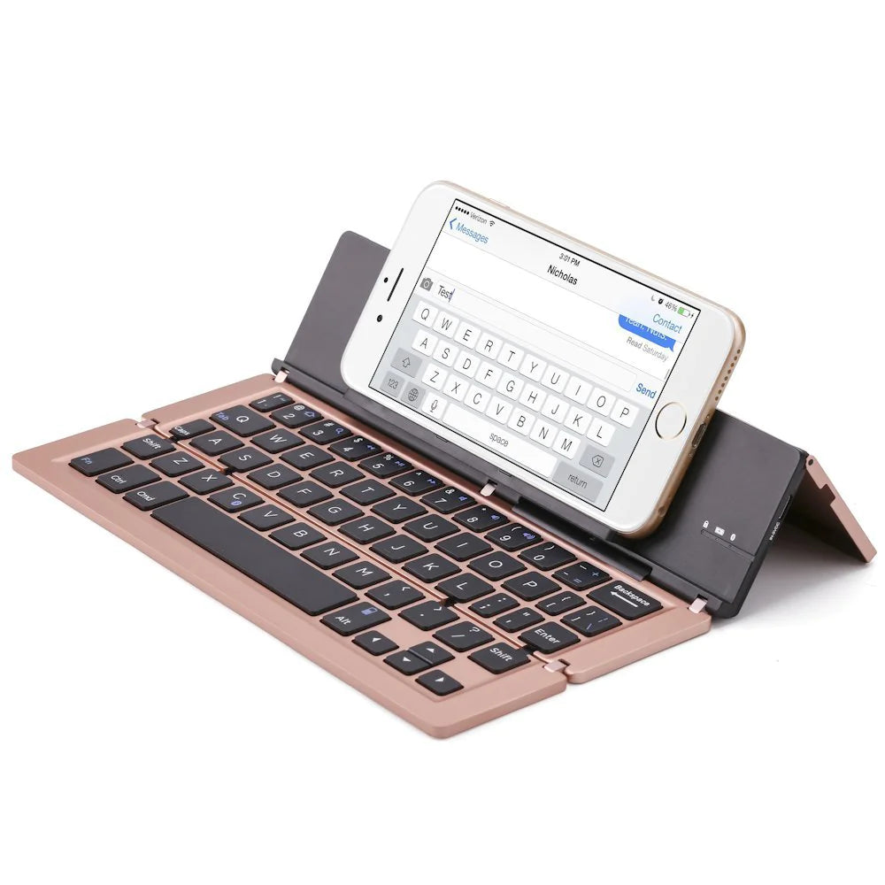 Ultra-Portable Bluetooth Keyboard - Slim Travel Design