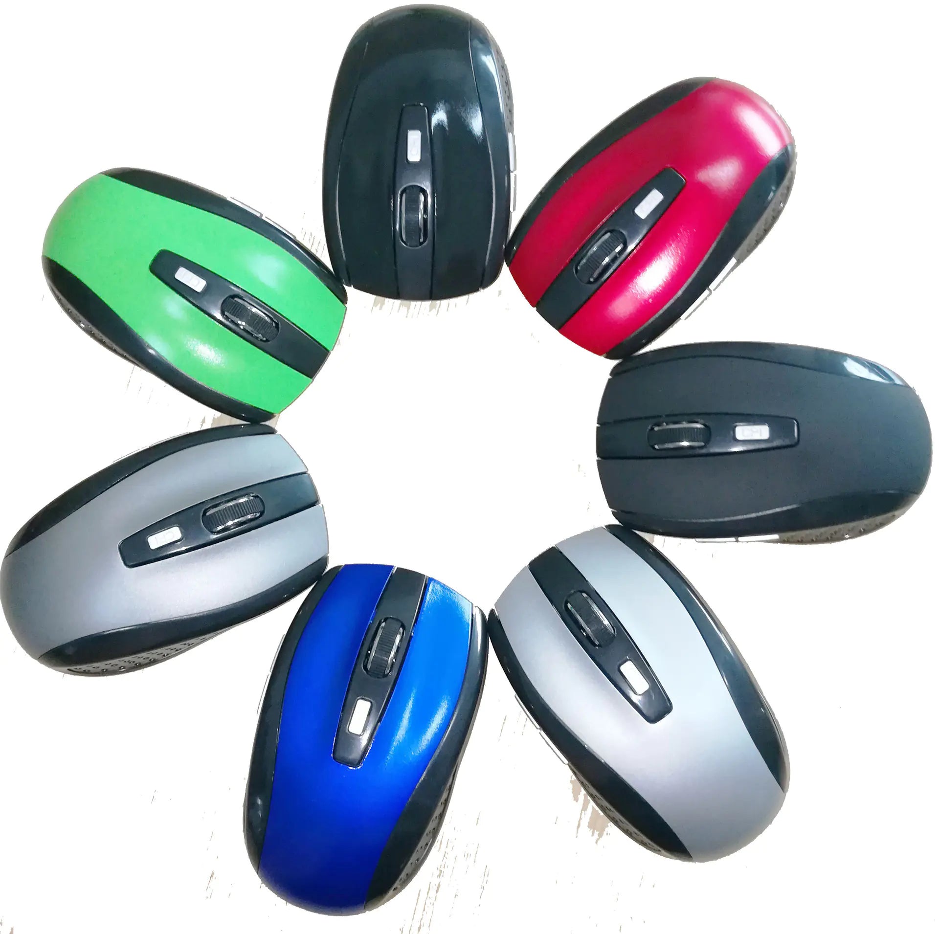 Wireless Computer Mouse - 2.4GHz Optical for Office & Home