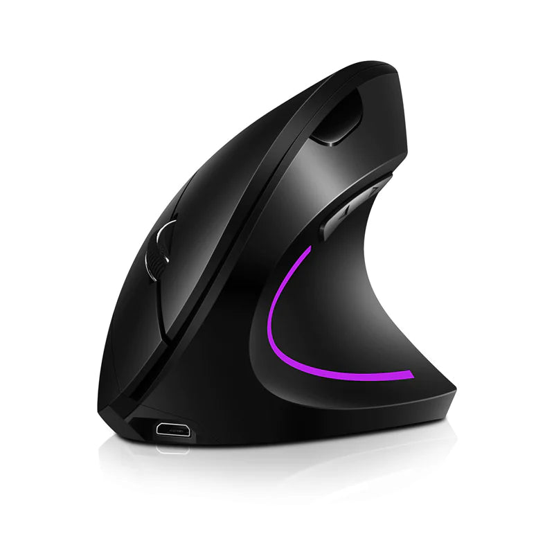 Wireless Vertical Gaming Mouse - Ergonomic with Adjustable DPI