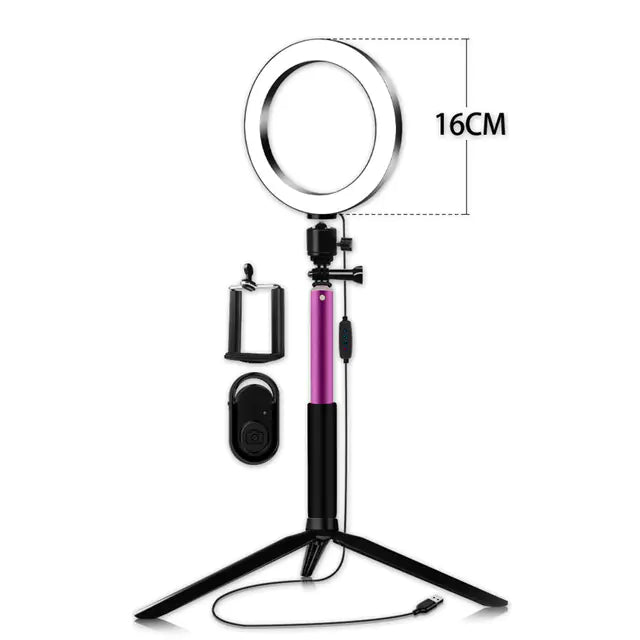 Selfie Ring Light with LED for Mobile Photography Set