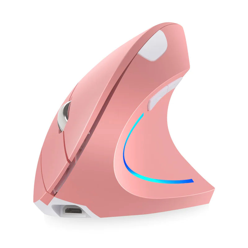Wireless Vertical Gaming Mouse - Ergonomic with Adjustable DPI
