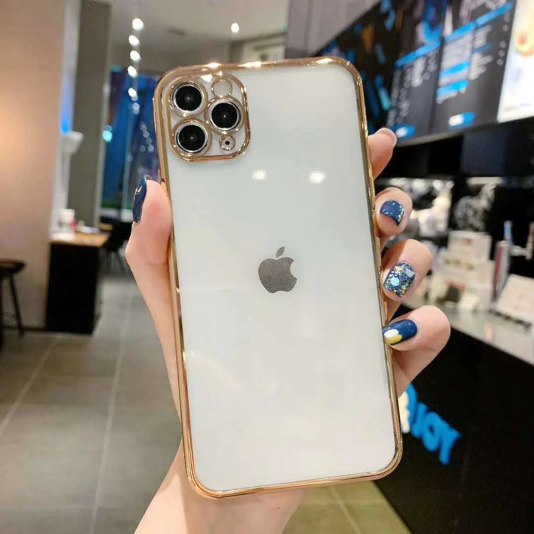 Right Angle Plating Mobile Phone Case