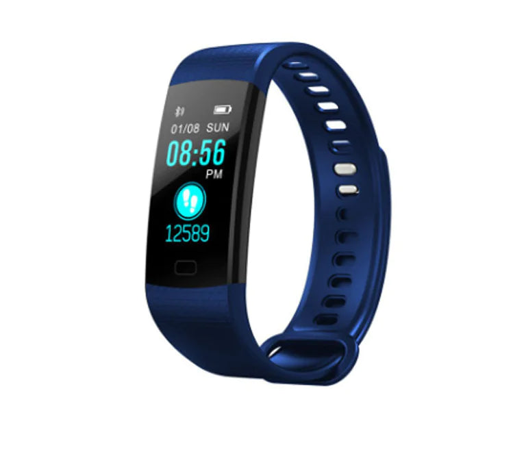 Smart Band Watch - Color Screen Heart Rate Tracker & Activity Monitor
