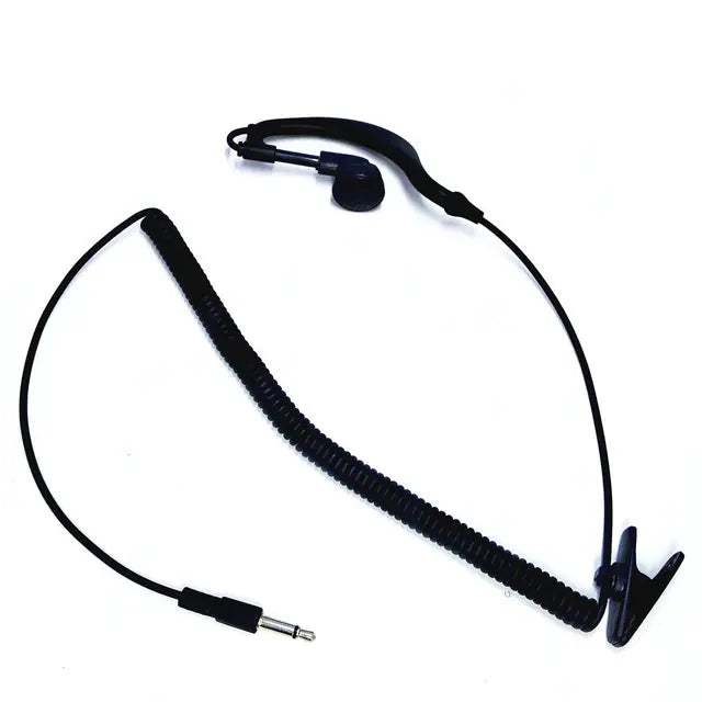 Walkie Talkie Headset - 3.5mm Single Ear Hook Wired