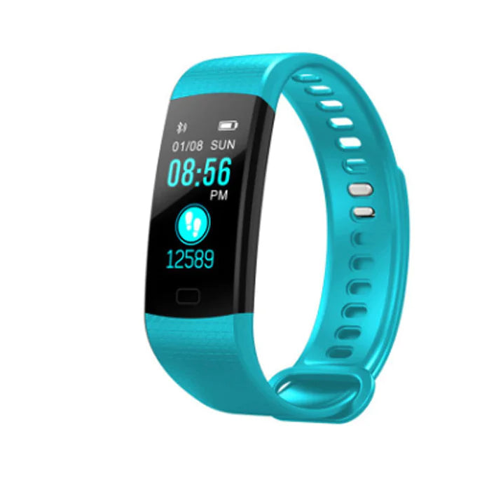 Smart Band Watch - Color Screen Heart Rate Tracker & Activity Monitor