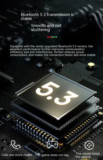 Wireless Bluetooth Headphones - Over-Ear with Microphone