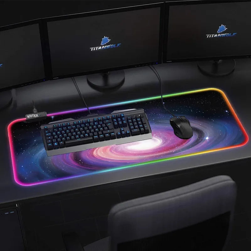 RGB Gaming Mouse Pad - XXL Extended with LED Lighting