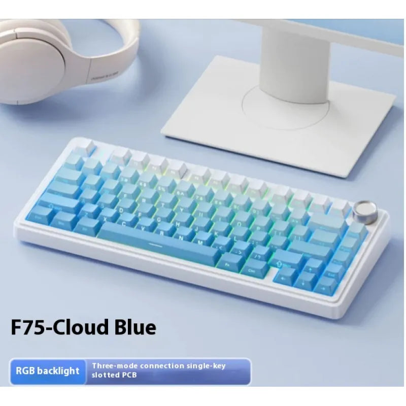 Wireless Mechanical Keyboard - 3-Mode Bluetooth & 2.4GHz