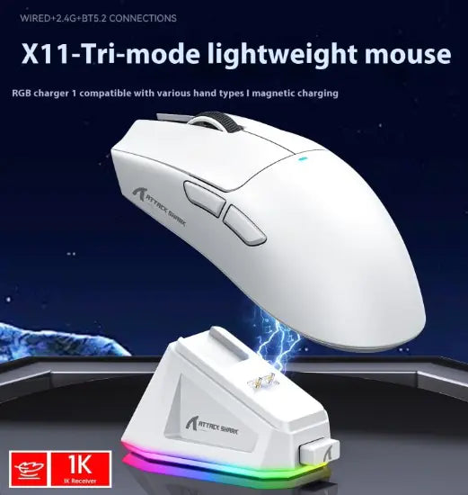 X11 Ultra-Lightweight Gaming Mouse - Honeycomb Design