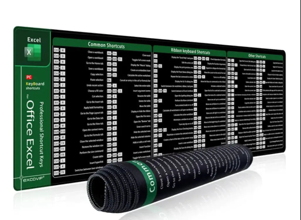 Non-Slip Mouse Pad - Rubber Base with Smooth Tracking Surface