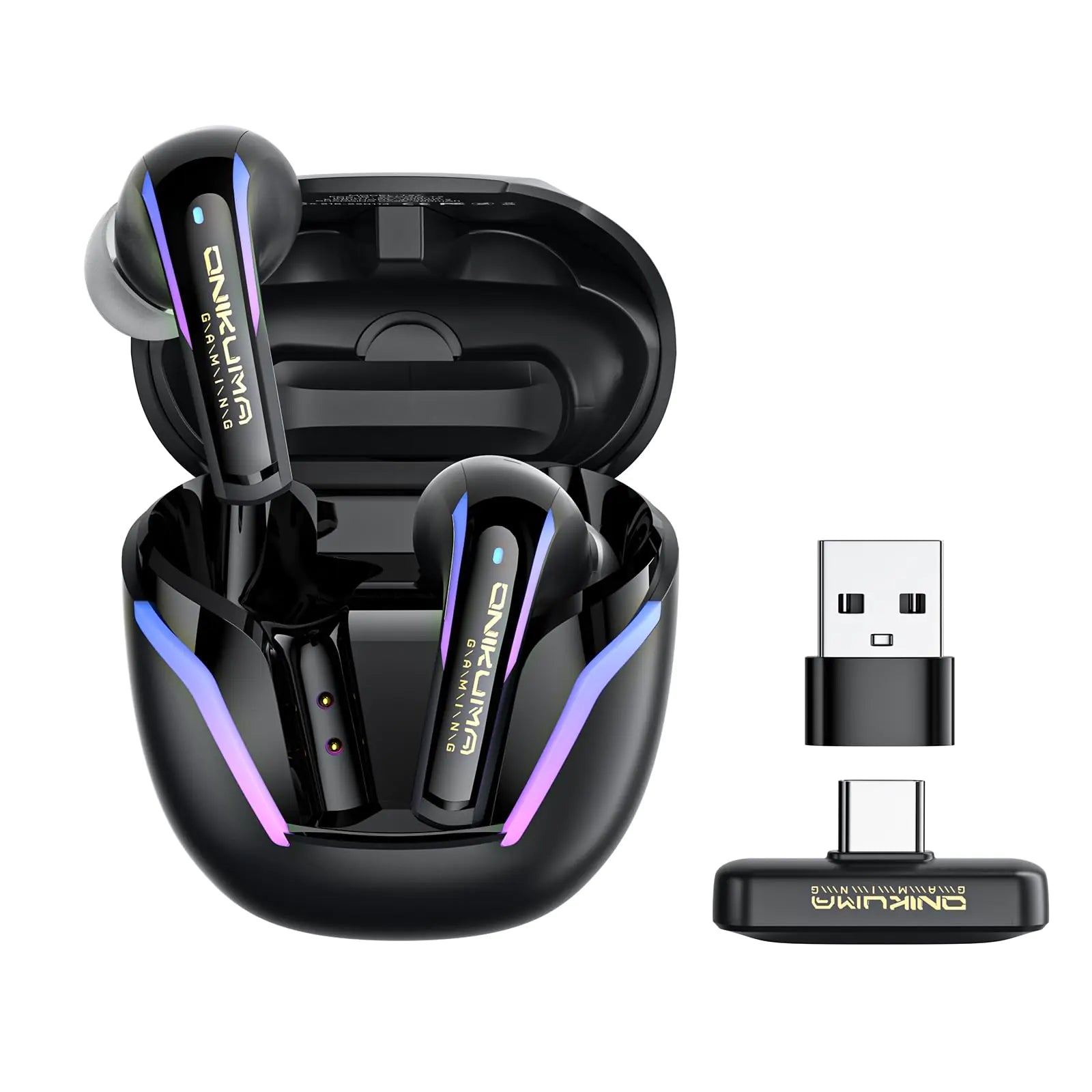 Wireless Gaming Earbuds - 2.4GHz Low-Latency for PS5 & VR