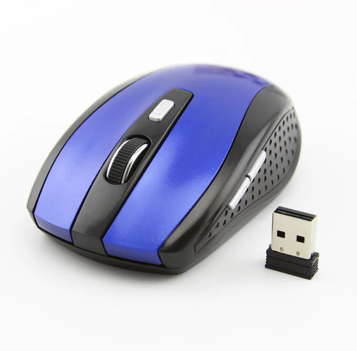 Wireless Computer Mouse - 2.4GHz Optical for Office & Home