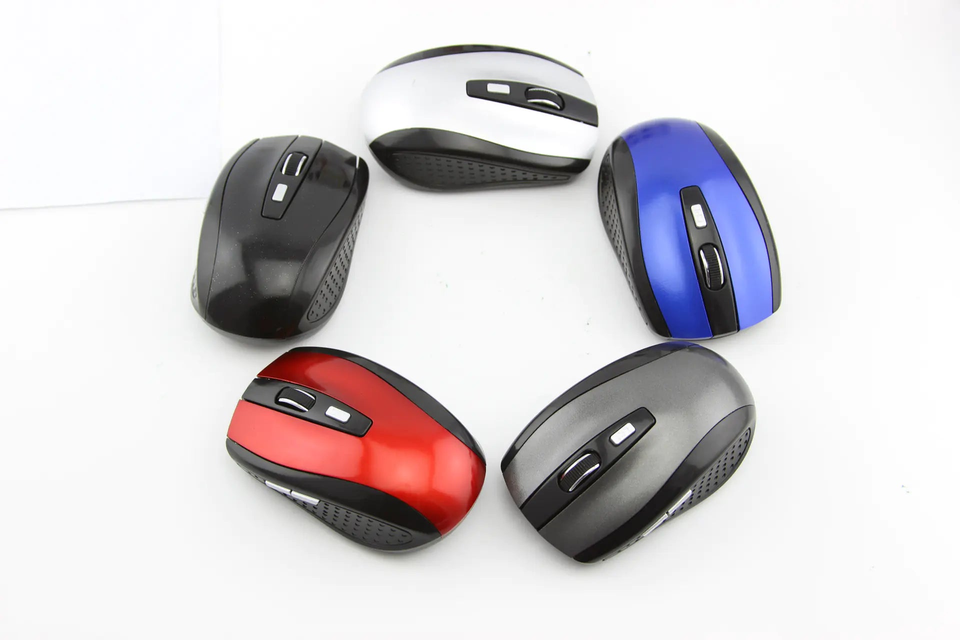 Wireless Computer Mouse - 2.4GHz Optical for Office & Home