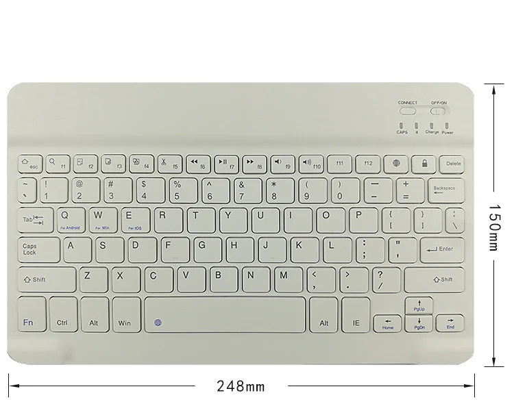 Wireless Keyboard and Mouse Set - 2.4GHz Combo