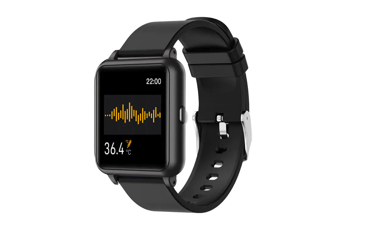 OXITEMP Smart Watch - Live Oximeter, Thermometer & Pulse Monitor with Activity Tracker