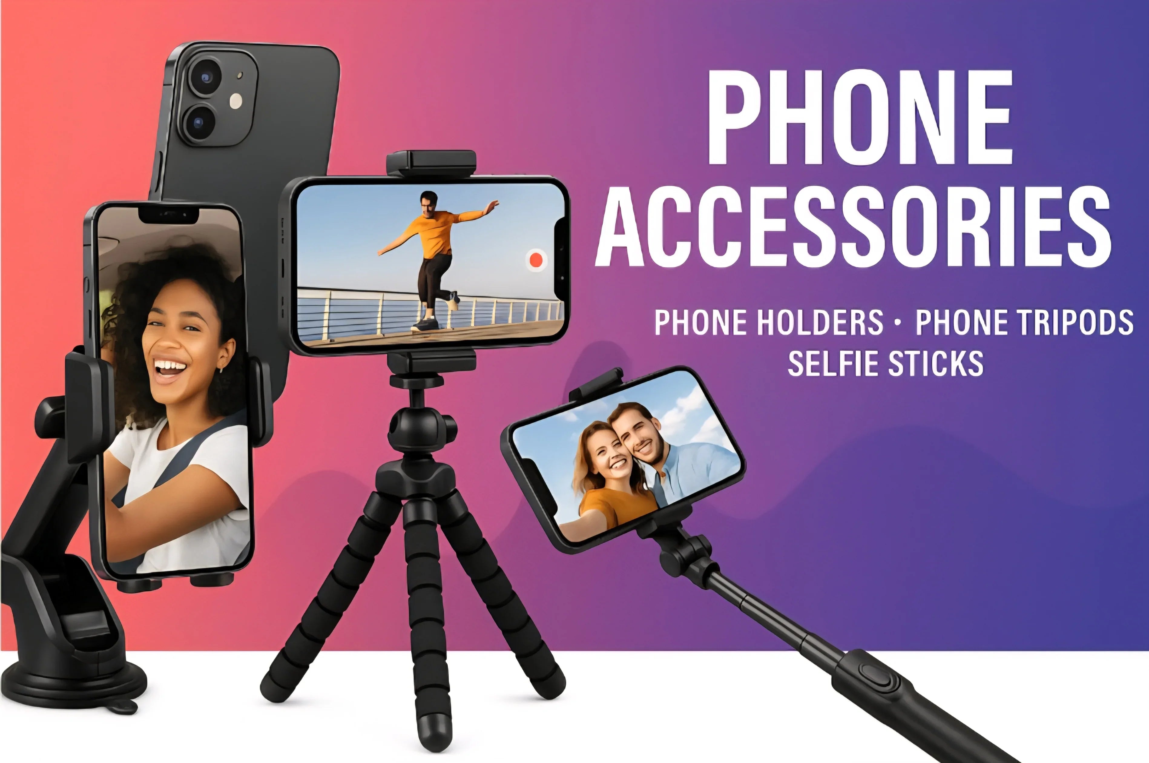 PHONE STANDS & TRIPODS