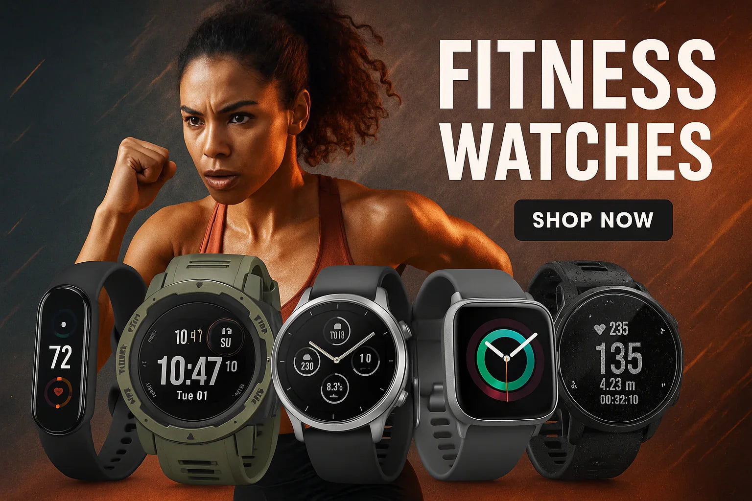 FITNESS WATCHES & ACCESSORIES