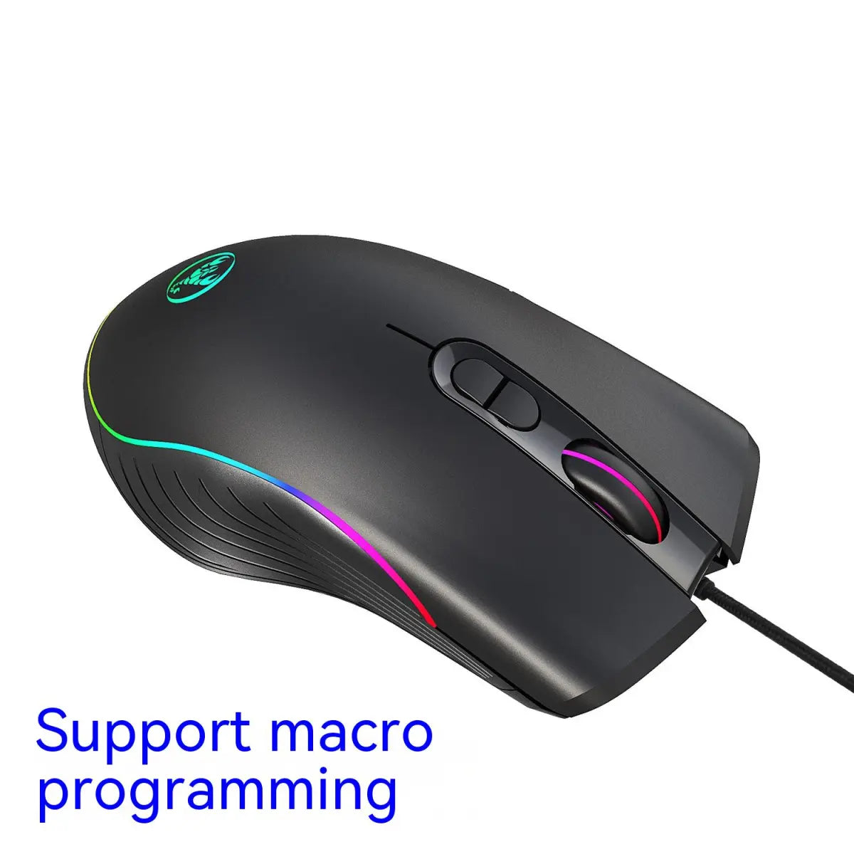 RGB Wired Gaming Mouse - Glowing LED with High Precision