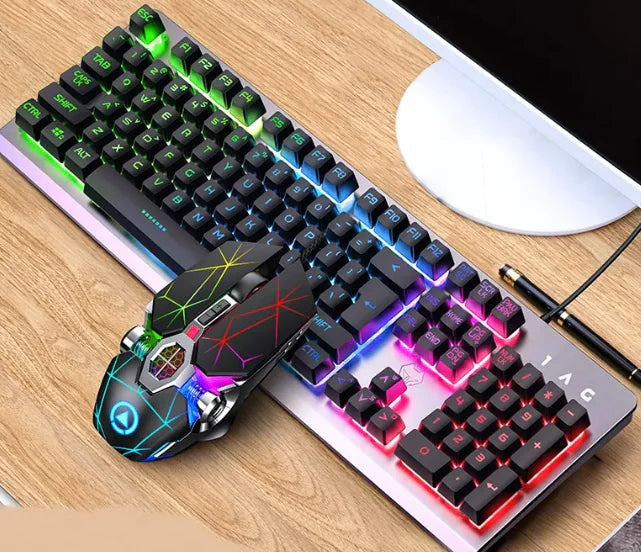 Gaming Keyboard and Mouse Combo - RGB Backlit Set