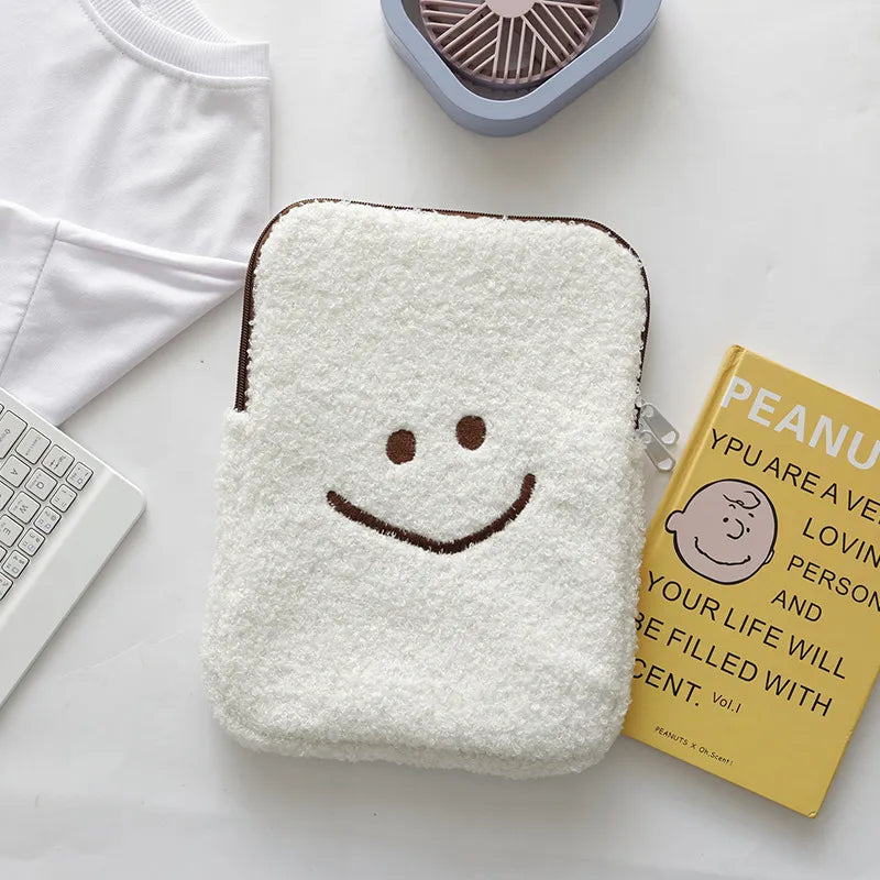 Plush Tablet Sleeve - Soft Protective Case for iPad & Laptops