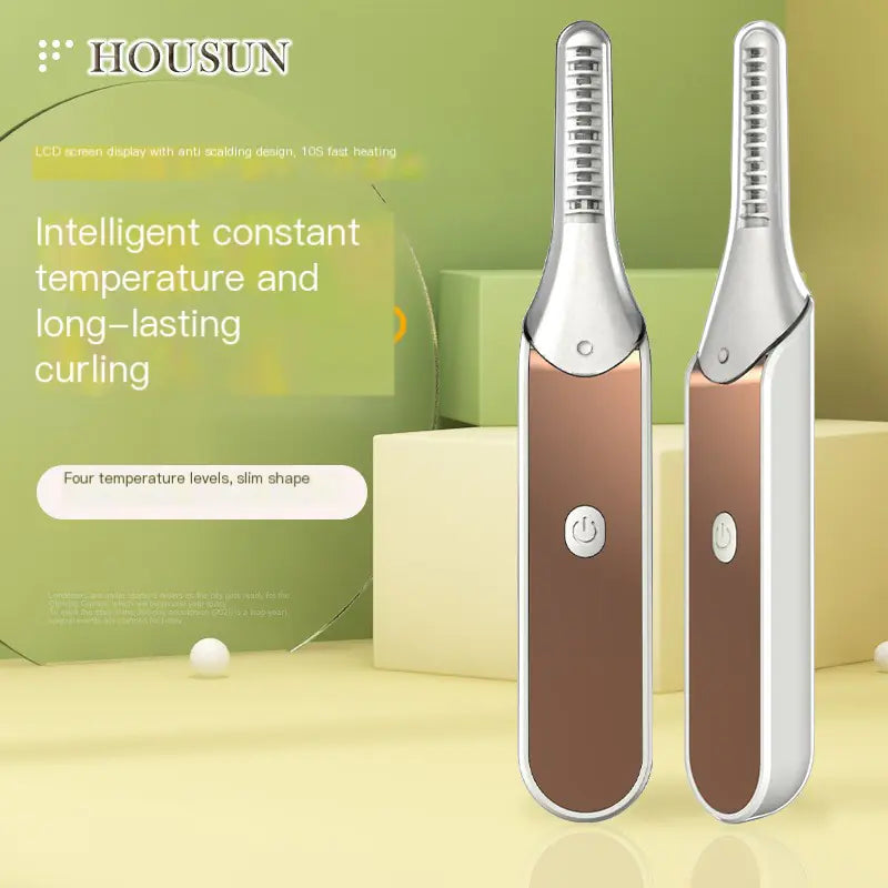 Electric Heated Eyelash Curler - Long-Lasting Curl Beauty Tool