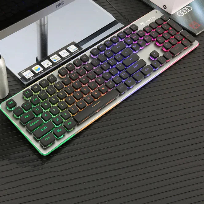 Office Keyboard - Wired USB with LED Backlight