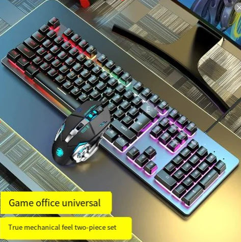 Gaming Keyboard and Mouse Combo - RGB Backlit Set