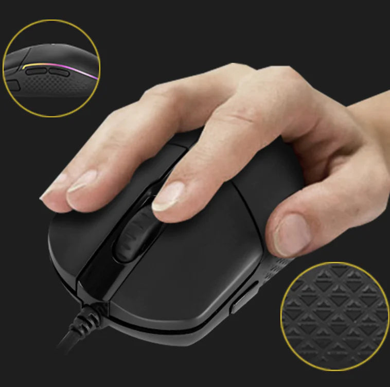 Spider-Man Gaming Mouse - RGB LED Wired Gaming Mouse