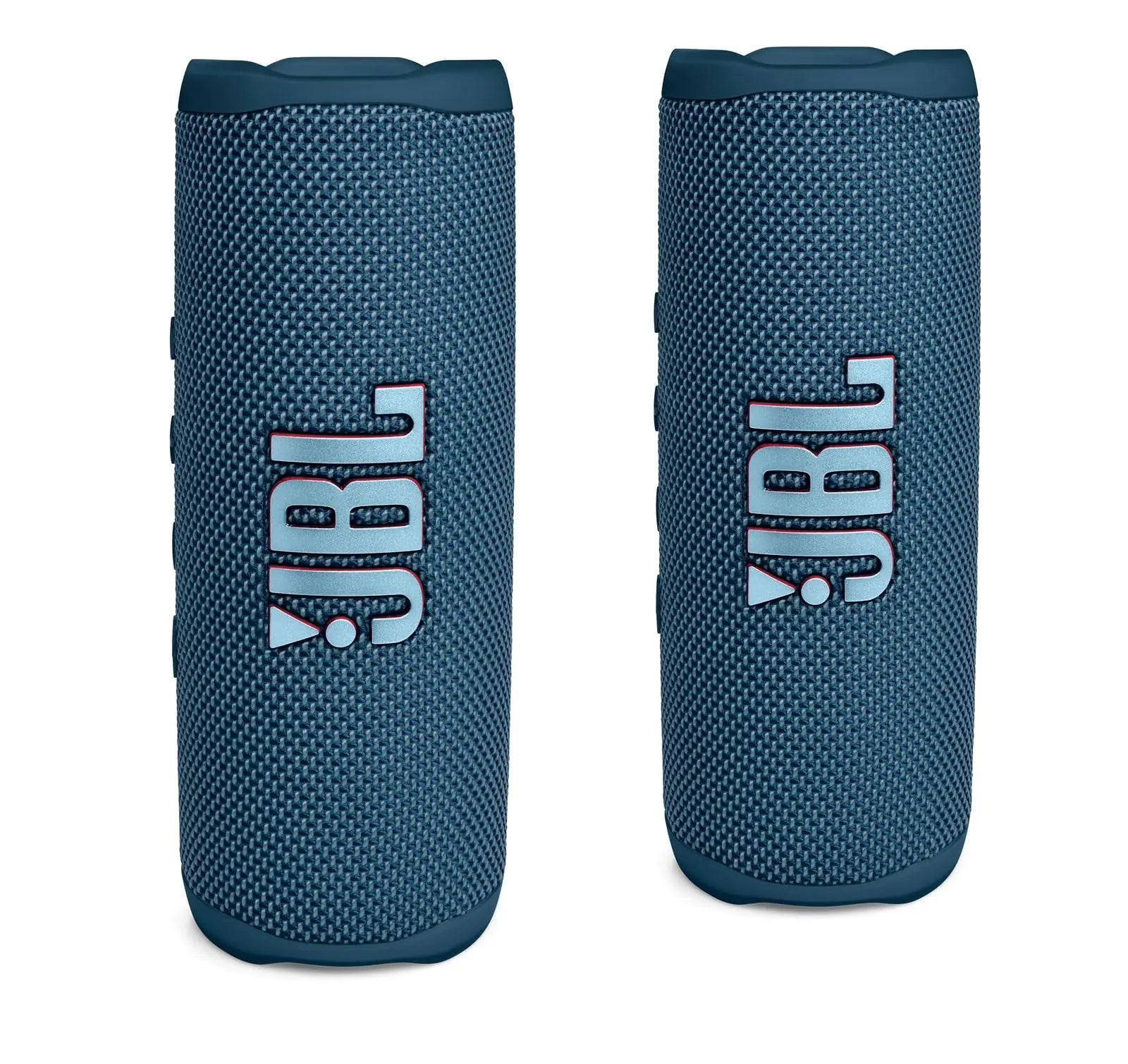 JBL Flip 6 Waterproof Bluetooth Speaker - Pair Bundle | IP67 Rated | Blue