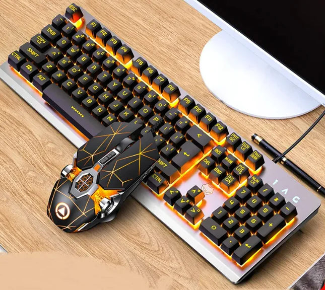 Gaming Keyboard and Mouse Combo - RGB Backlit Set
