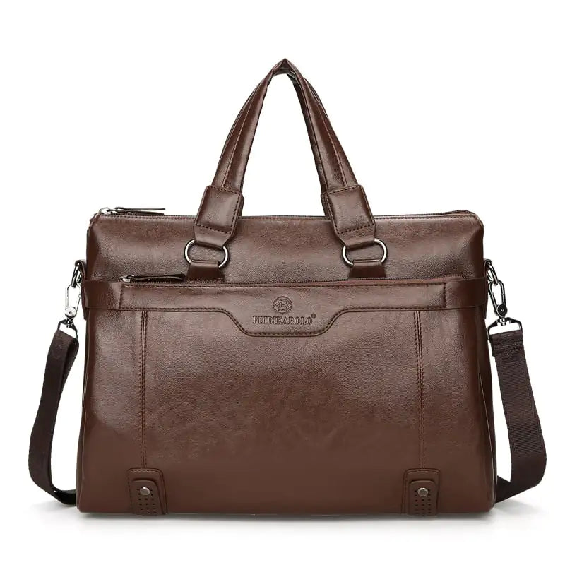 Men's Laptop Briefcase - Professional Shoulder Bag