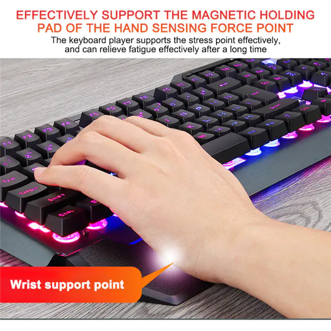 Ergonomic Mechanical Keyboard - RGB Backlit Split Design