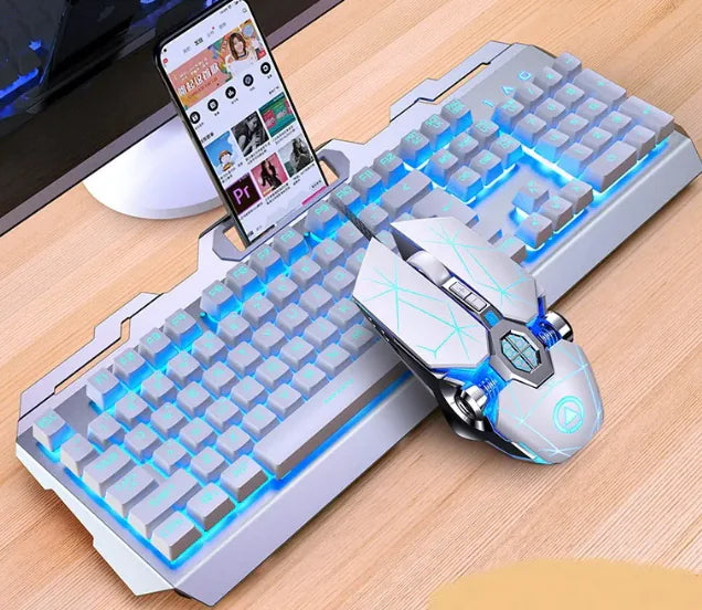 Gaming Keyboard and Mouse Combo - RGB Backlit Set