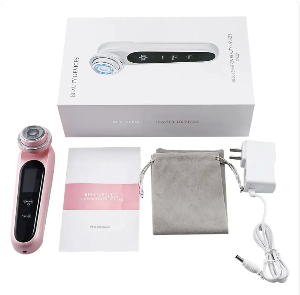 5-in-1 EMS RF Facial Device - Microcurrent Face Lifting Tool