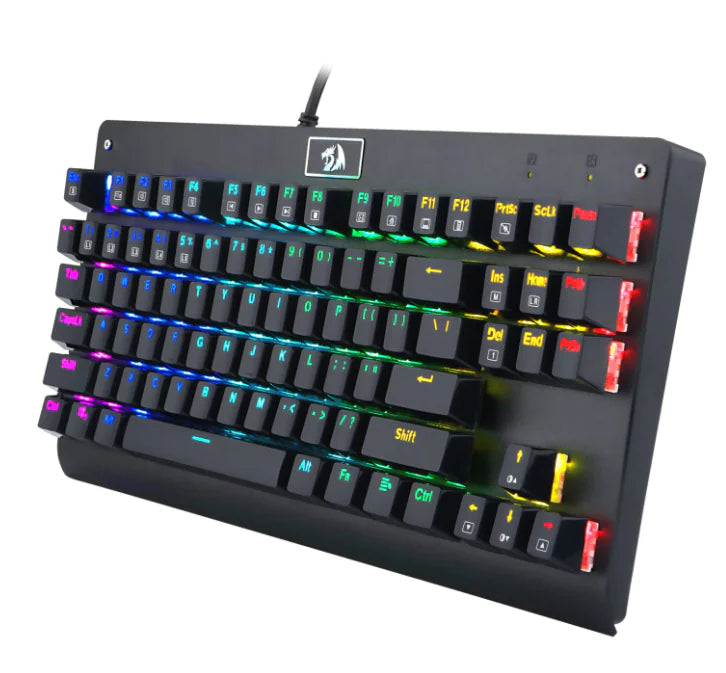 87-Key Mechanical Keyboard - Wired TKL with RGB Backlight