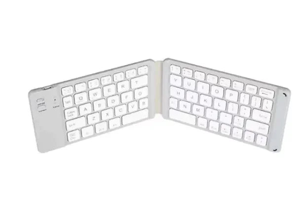 Foldable Bluetooth Keyboard with Touchpad - Portable 2-in-1