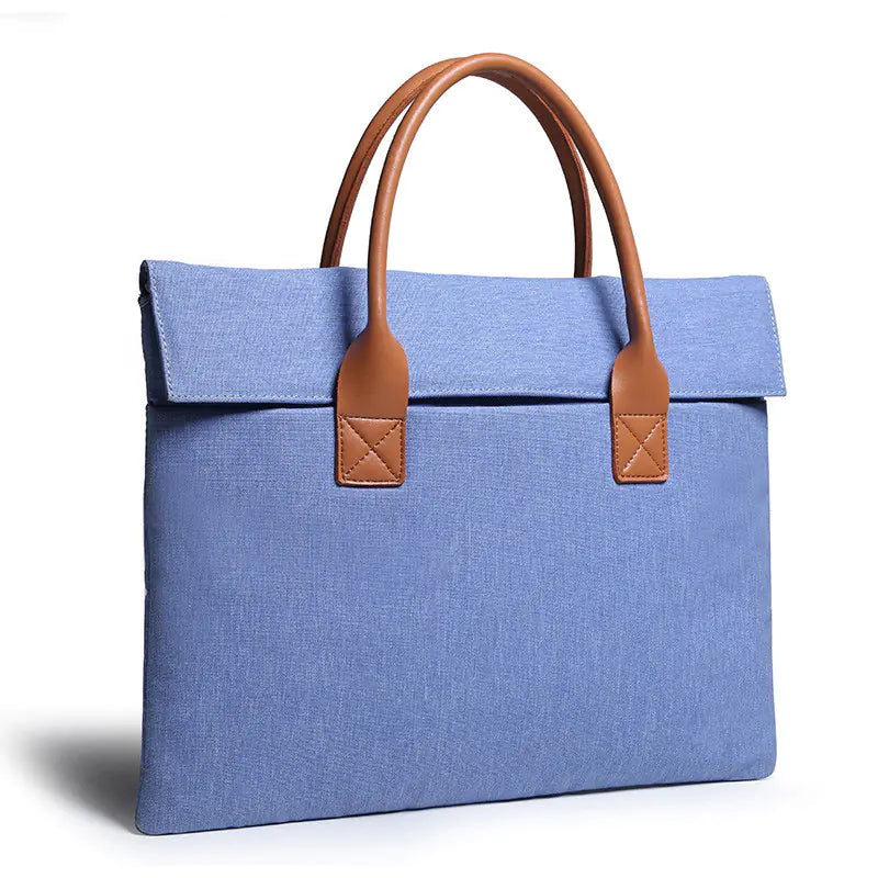 Laptop Briefcase - Professional Business Bag with Shoulder Strap