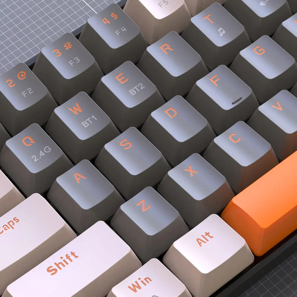 68-Key Wireless Mechanical Keyboard - Hot-Swappable Switches