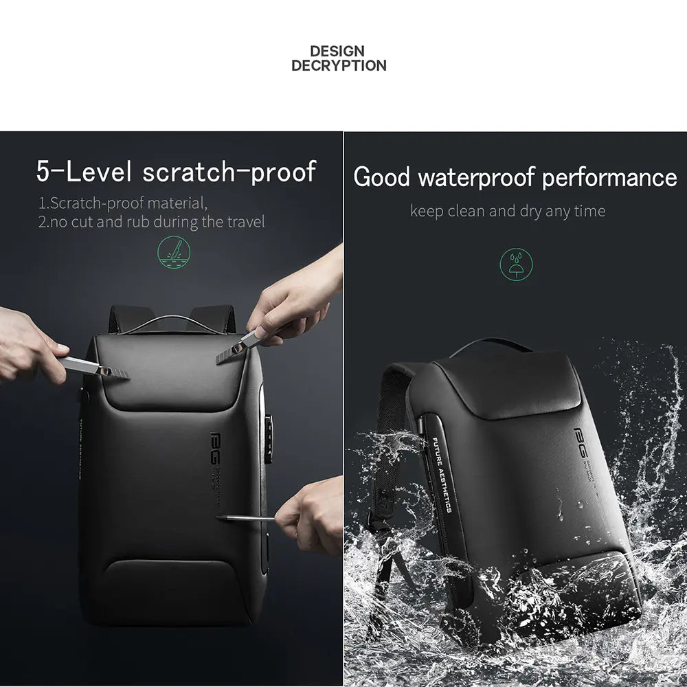 Waterproof Business Travel Laptop Backpack