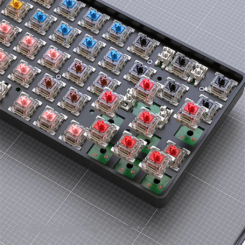 68-Key Wireless Mechanical Keyboard - Hot-Swappable Switches