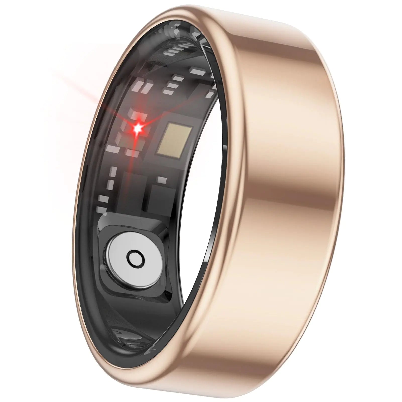 Bitzeit Smart Ring - Fitness Tracker with Heart Rate & Sleep Monitor (Golden #10)