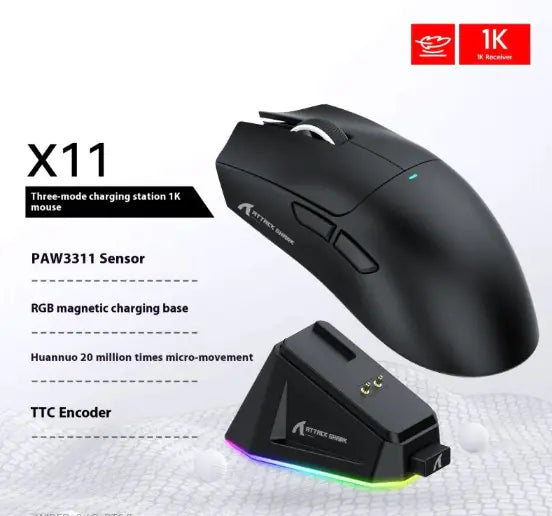 X11 Ultra-Lightweight Gaming Mouse - Honeycomb Design