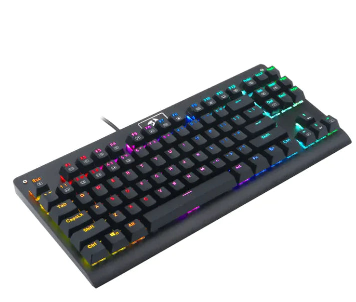 87-Key Mechanical Keyboard - Wired TKL with RGB Backlight