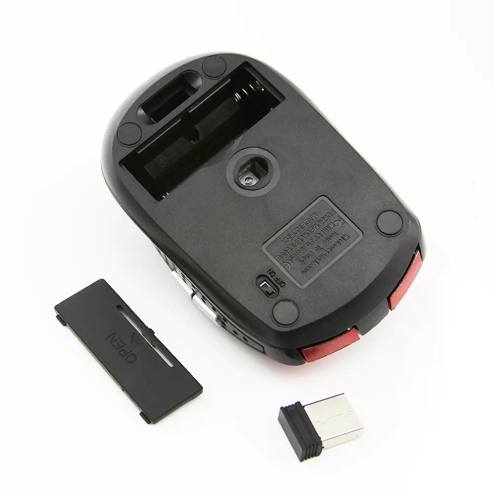 Wireless Computer Mouse - 2.4GHz Optical for Office & Home
